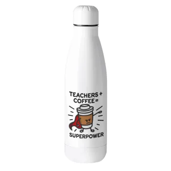 Teacher Coffee Super Power, Metal mug thermos (Stainless steel), 500ml