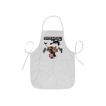 Minecraft Alex, Ποδιά Σεφ ολόσωμη κοντή  Παιδική (44x62cm)