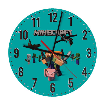 Minecraft Alex, Ρολόι τοίχου ξύλινο (30cm)