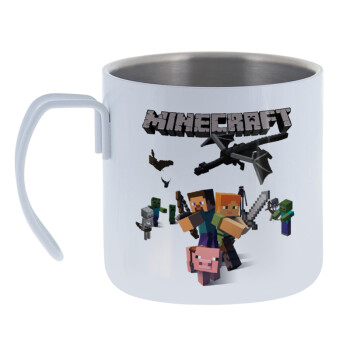 Minecraft Alex, Mug Stainless steel double wall 400ml