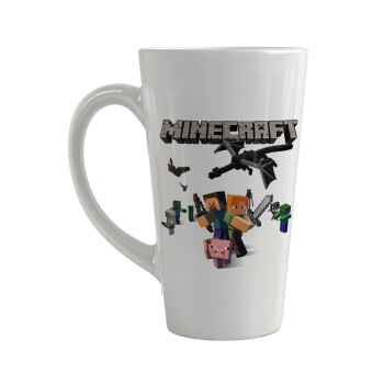 Minecraft Alex, Κούπα κωνική Latte Μεγάλη, κεραμική, 450ml