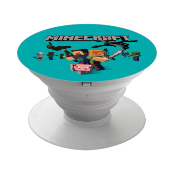 Minecraft Alex, Phone Holders Stand  White Hand-held Mobile Phone Holder