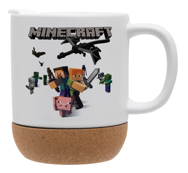 Minecraft Alex — Ceramic coffee mug Cork (MAT), 330ml