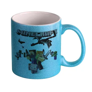 Minecraft Alex, Κούπα Σιέλ Glitter που γυαλίζει, κεραμική, 330ml