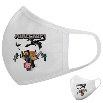 Minecraft Alex, Μάσκα υφασμάτινη υψηλής άνεσης παιδική (Δώρο πλαστική θήκη)