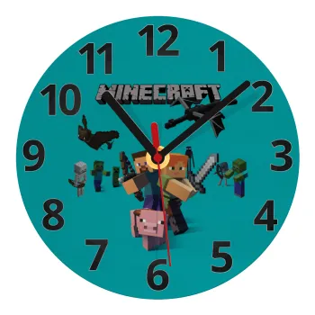 Minecraft Alex, Ρολόι τοίχου γυάλινο (20cm)