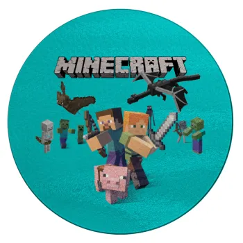 Minecraft Alex, Επιφάνεια κοπής γυάλινη στρογγυλή (30cm)