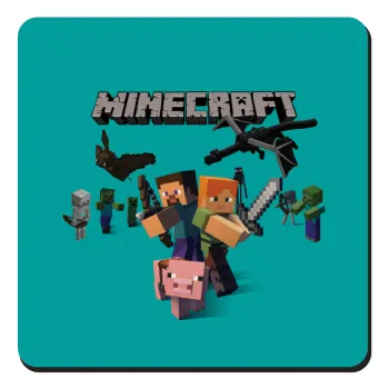 Minecraft Alex, Τετράγωνο μαγνητάκι ξύλινο 9x9cm