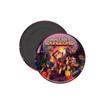 Minecraft Dungeons, Μαγνητάκι ψυγείου στρογγυλό διάστασης 5cm