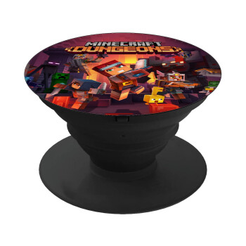 Minecraft Dungeons, Phone Holders Stand  Μαύρο Βάση Στήριξης Κινητού στο Χέρι