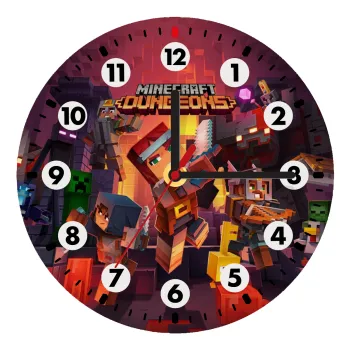 Minecraft Dungeons, Ρολόι τοίχου ξύλινο (20cm)