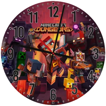 Minecraft Dungeons, Ρολόι τοίχου ξύλινο (30cm)