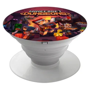 Minecraft Dungeons, Phone Holders Stand  Λευκό Βάση Στήριξης Κινητού στο Χέρι