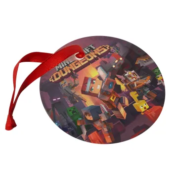 Minecraft Dungeons, Στολίδι Χριστουγεννιάτικο στολίδι γυάλινο 9cm