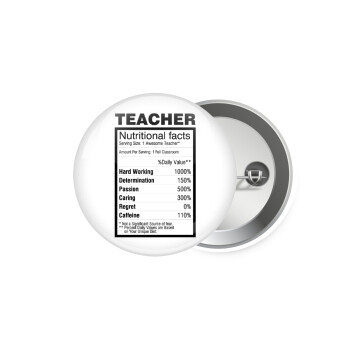 teacher nutritional facts, Κονκάρδα παραμάνα 5.9cm