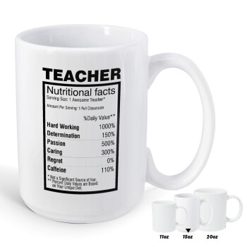 Τα συστατικά του δασκάλου, Κούπα Mega, κεραμική, 450ml