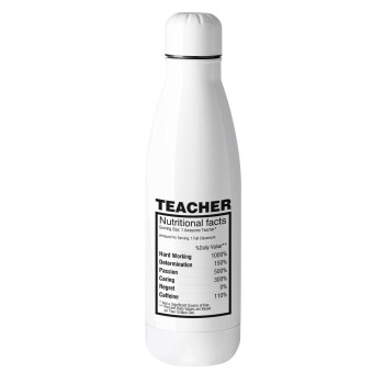 Τα συστατικά του δασκάλου, Μεταλλικό παγούρι θερμός (Stainless steel), 500ml