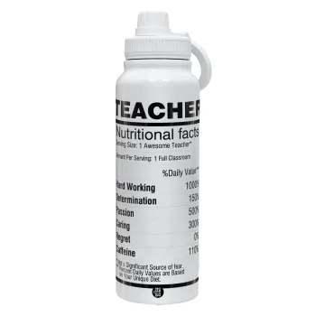 Τα συστατικά του δασκάλου, Θερμός 1L Ανοξείδωτο με Βάση Κινητού & Διπλά Τοιχώματα