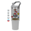 GREY color, 890ml (30oz) stainless Steel Tumbler with Handle