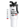 Mega Stainless steel Tumbler with lid, double wall 1,2L