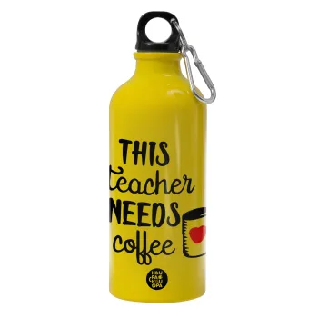 Τhis teacher needs coffee, Water bottle 600ml