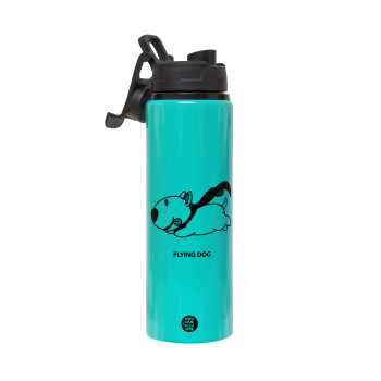 Flying DOG, Metallic water bottle with safety lid, 850ml aluminum