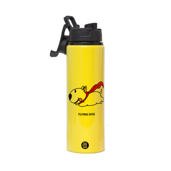 Flying DOG, Metallic water bottle with safety lid, 850ml aluminum