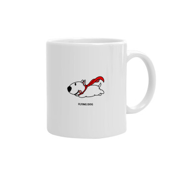 Flying DOG, Ceramic coffee mug, 330ml (1pcs)