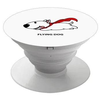Flying DOG, Phone Holders Stand  Λευκό Βάση Στήριξης Κινητού στο Χέρι