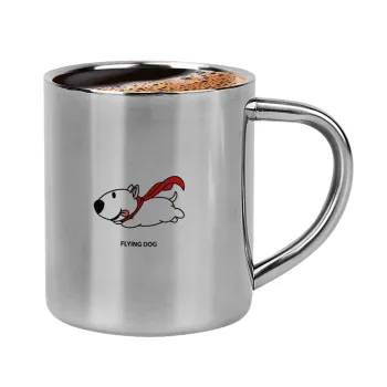 Flying DOG, Double-wall metal cup for espresso (220ml)