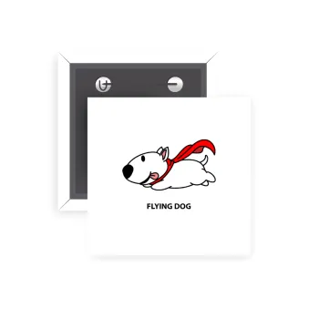 Flying DOG, Κονκάρδα παραμάνα τετράγωνη 5x5cm