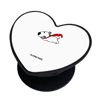 Flying DOG, Phone Holders Stand  καρδιά Μαύρο Βάση Στήριξης Κινητού στο Χέρι