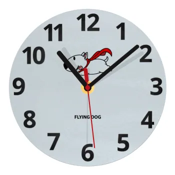 Flying DOG, Ρολόι τοίχου γυάλινο (20cm)