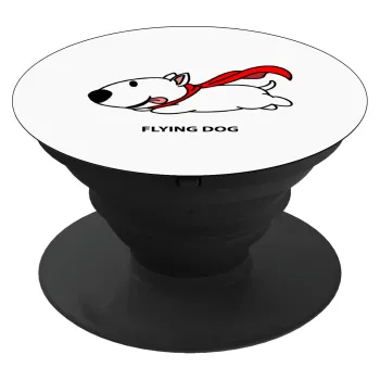 Flying DOG, Phone Holders Stand  Μαύρο Βάση Στήριξης Κινητού στο Χέρι