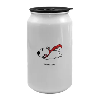 Flying DOG, Κούπα ταξιδιού μεταλλική με καπάκι (tin-can) 500ml