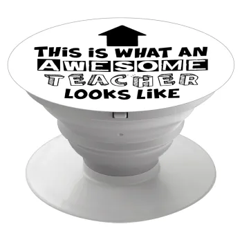 This is what an awesome teacher looks like!!! , Phone Holders Stand  Λευκό Βάση Στήριξης Κινητού στο Χέρι