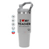 GREY color, 890ml (30oz) stainless Steel Tumbler with Handle