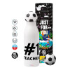 Soccer Metal mug thermos, double wall, 550ml
