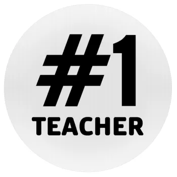 #1 teacher, Mousepad Round 20cm