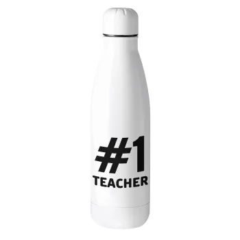 #1 teacher, Metal mug thermos (Stainless steel), 500ml