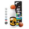 Bascetball Metal mug thermos, double wall, 550ml