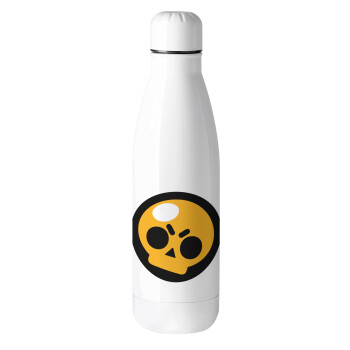 Brawl Stars Skull, Metal mug thermos (Stainless steel), 500ml