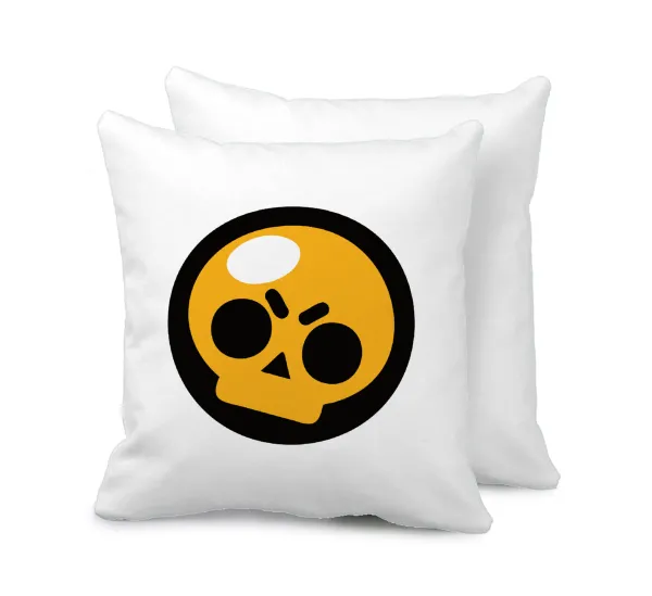 Brawl Stars Skull — Sofa cushion 40x40cm includes filling