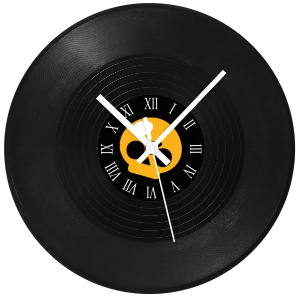 Brawl Stars Skull — Vinyl record wall clock (30cm)