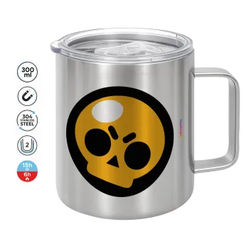 Brawl Stars Skull, Κούπα Ανοξείδωτη διπλού τοιχώματος 300ml