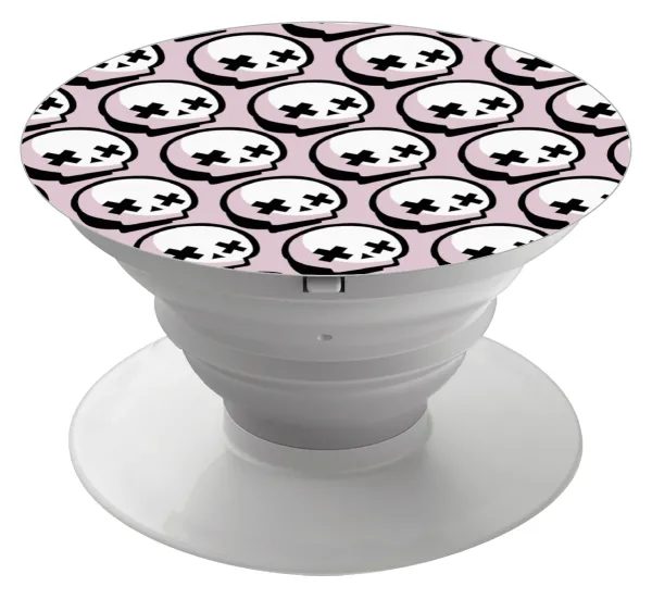 Stars Brawl Showdown Skull — Phone Holders Stand  White Hand-held Mobile Phone Holder