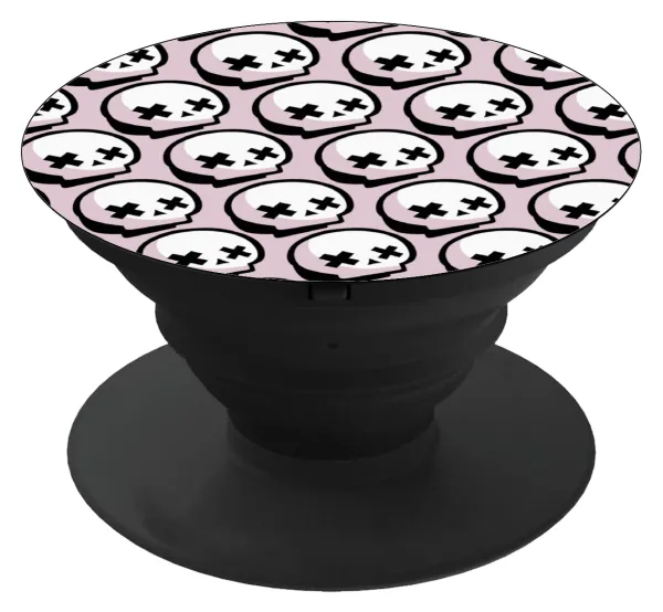 Stars Brawl Showdown Skull — Phone Holders Stand  Black Hand-held Mobile Phone Holder