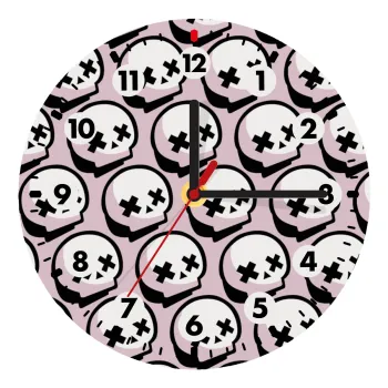 Stars Brawl Showdown Skull , Ρολόι τοίχου ξύλινο (20cm)
