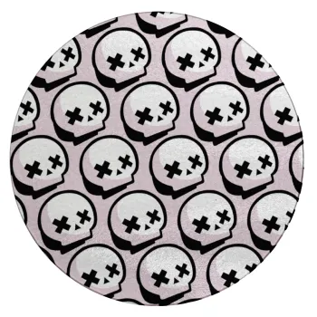 Stars Brawl Showdown Skull , Επιφάνεια κοπής γυάλινη στρογγυλή (30cm)