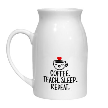 Coffee Teach Sleep Repeat, Κανάτα Γάλακτος, 450ml (1 τεμάχιο)